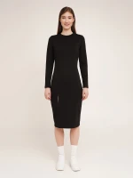 Сукня однотонна жіноча LAWA CTM WTC02323 XS Чорний  Фото №1