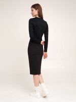 Сукня однотонна жіноча LAWA CTM WTC02323 L Чорний  Фото №0