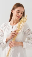 Сукня вишиванка жіноча On me D2830-1 S Білий  Фото №1