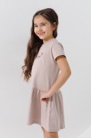 Сукня з принтом для дівчинки Baby Show 16519 116 см Бежевий  Фото №0