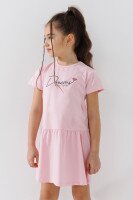 Сукня з принтом для дівчинки Baby Show 16519 116 см Рожевий  Фото №1