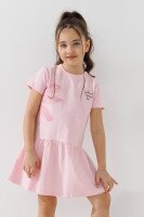 Сукня з принтом для дівчинки Baby Show 16521 116 см Рожевий  Фото №0