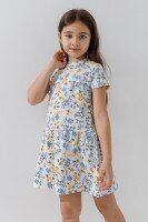 Сукня з принтом для дівчинки Baby Show 16578 116 см Блакитний  Фото №0