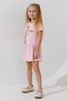 Сукня з принтом для дівчинки Baby Show 16588 110 см Рожевий  Фото №1