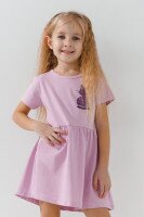 Сукня з принтом для дівчинки Baby Show 16589 92 см Бузковий  Фото №0