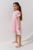 Сукня з принтом для дівчинки Baby Show 16608 122 см Рожевий  Фото №3