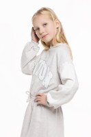 Сукня з принтом для дівчинки Pop Fashion 6925 134 см Бежевий (2000990158291D)  Фото №0