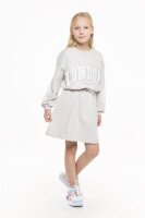 Сукня з принтом для дівчинки Pop Fashion 6925 134 см Бежевий (2000990158291D)  Фото №3