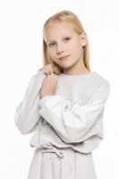 Сукня з принтом для дівчинки Pop Fashion 6925 152 см Бежевий (2000990158314D)  Фото №2