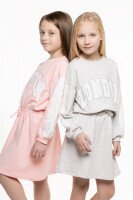Сукня з принтом для дівчинки Pop Fashion 6925 134 см Бежевий (2000990158291D)  Фото №6