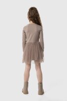 Платье с принтом для девочки Pop Fashion 7342 92 см Капучино (2000990154156D)  Фото №4