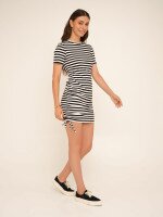 Купить Платье с узором женское LAWA WTC02377 XS Черно-белый Артикул: 2000990637871 Миниатюра фотографии № 3