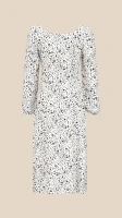 Платье с узором женское LAWA WTC02333 XS Белый  Фото №3