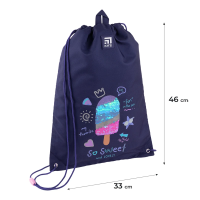 Сумка для формы и обуви для девочки Kite K24-600M-7 Фиолетовый (4063276106780A)(SC)  Фото №0