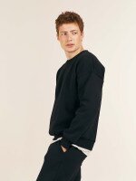Свитшот однотонный мужской LAWA MBC02335 2XL Черный  Фото №1