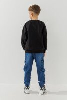 Свитшот однотонный унисекс First Kids 0069 116 см Черный  Фото №2