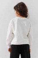 Свитшот однотонный унисекс First Kids 0069 116 см Молочный  Фото №2