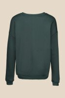 Свитшот однотонный женский LAWA WBC02433 XL Темно-зеленый  Фото №5