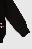 Світшот з принтом для дівчинки First Kids 858 92 см Чорний (2000990132239W)  Фото №2