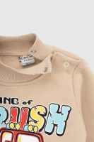 Світшот з принтом для хлопчика Baby Show 10088 86 см Бежевий (2000990102812W)  Фото №2