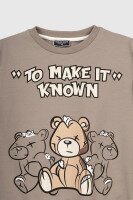 Свитшот с принтом для мальчика MAGO 244154 104 см Капучино (2000989926054D)  Фото №5