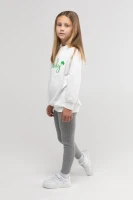 Свитшот с принтом для девочки First Kids 0806 110 см Молочный (2000989962052D)  Фото №3