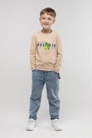 Лонгслів з принтом для хлопчика Baby Show 13046 110 см Бежевий (2000989920113D)  Фото №2