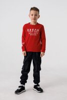 Свитшот с принтом для мальчика Deniz 05023 104 см Красный (2000990438317D)  Фото №0