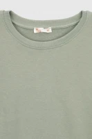 Свитшот однотонный женский On me Onme-02 baza 2XL Оливковый (2000990035271D)  Фото №6