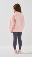Світшот з принтом для дівчинки First Kids M-201 116 см Рожевий  Фото №2