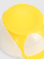 Тарілка на присосці з кришкою та термоложкою Мегазайка 0100 Жовтий (2000990576910)  Фото №2