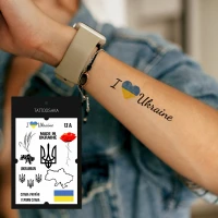 Тату набор Tattooshka &quot;Слава Украине&quot; LB-106 (5805800012643)  Фото №0