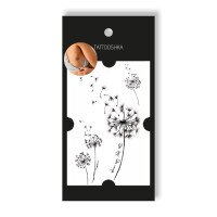 Тату Tattooshka &quot;Кульбабки з фразою&quot; L-67 (4825800010280)