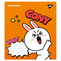 Тетрадь ученическая «Line friends» YES 766308 12 л. (4823092274687)(SC)  Фото №3