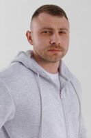 Толстовка однотонная мужская CLUB ju CJU4770 5XL Светло-серый (2000990220011W)  Фото №1
