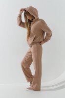 Толстовка однотонна для дівчинки LAWA GBC02329 122 см Бежевий  Фото №0