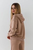 Толстовка однотонна для дівчинки LAWA GBC02329 122 см Бежевий  Фото №3