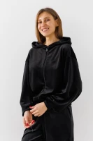 Толстовка однотонная женская LAWA K-WBC02303 XL Черный  Фото №1