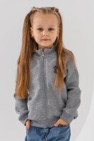 Толстовка з принтом для дівчинки Baby Show 14355 98 см Сірий