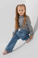 Толстовка з принтом для дівчинки Baby Show 14355 92 см Сірий  Фото №1