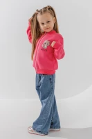 Толстовка з принтом для дівчинки Baby Show 14357 92 см Малиновий  Фото №2