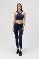 Топ фітнес однотонний жіночий Tommy life 97259 L Темно-синій (2000989972693A)  Фото №2