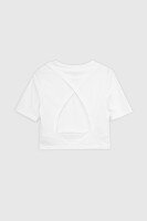 Топ фітнес однотонний жіночий Tommy life 97265 L Білий (2000989973225A)  Фото №6