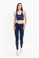 Топ фітнес з візерунком Tommy life 97252 M Синій (2000989754626A)  Фото №1