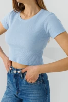 Топ однотонний жіночий  80677 L/XL Блакитний  Фото №2