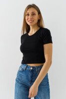 Топ однотонний жіночий  80677 L/XL Чорний