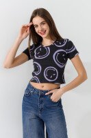 Топ однотонний жіночий  80677 L/XL Темно-сірий