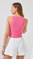 Купить Топ однотонный женский LAWA WBC02310 XS Розовый Артикул: 2000999174032 Миниатюра фотографии № 4
