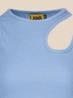 Топ однотонний жіночий LAWA WTC02317 XL Блакитний  Фото №5
