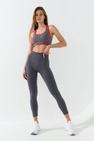 Топ спортивный женский Ouno 5120 XL/2XL Серо-красный  Фото №0